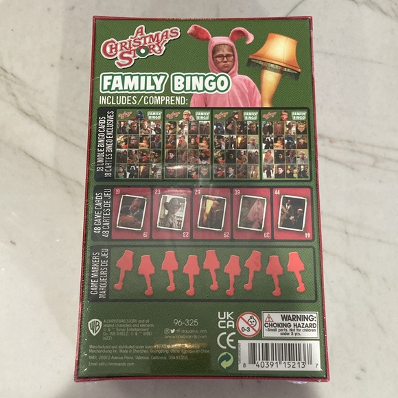 A Christmas Story Family Bingo - NEW - Picture 2 of 2